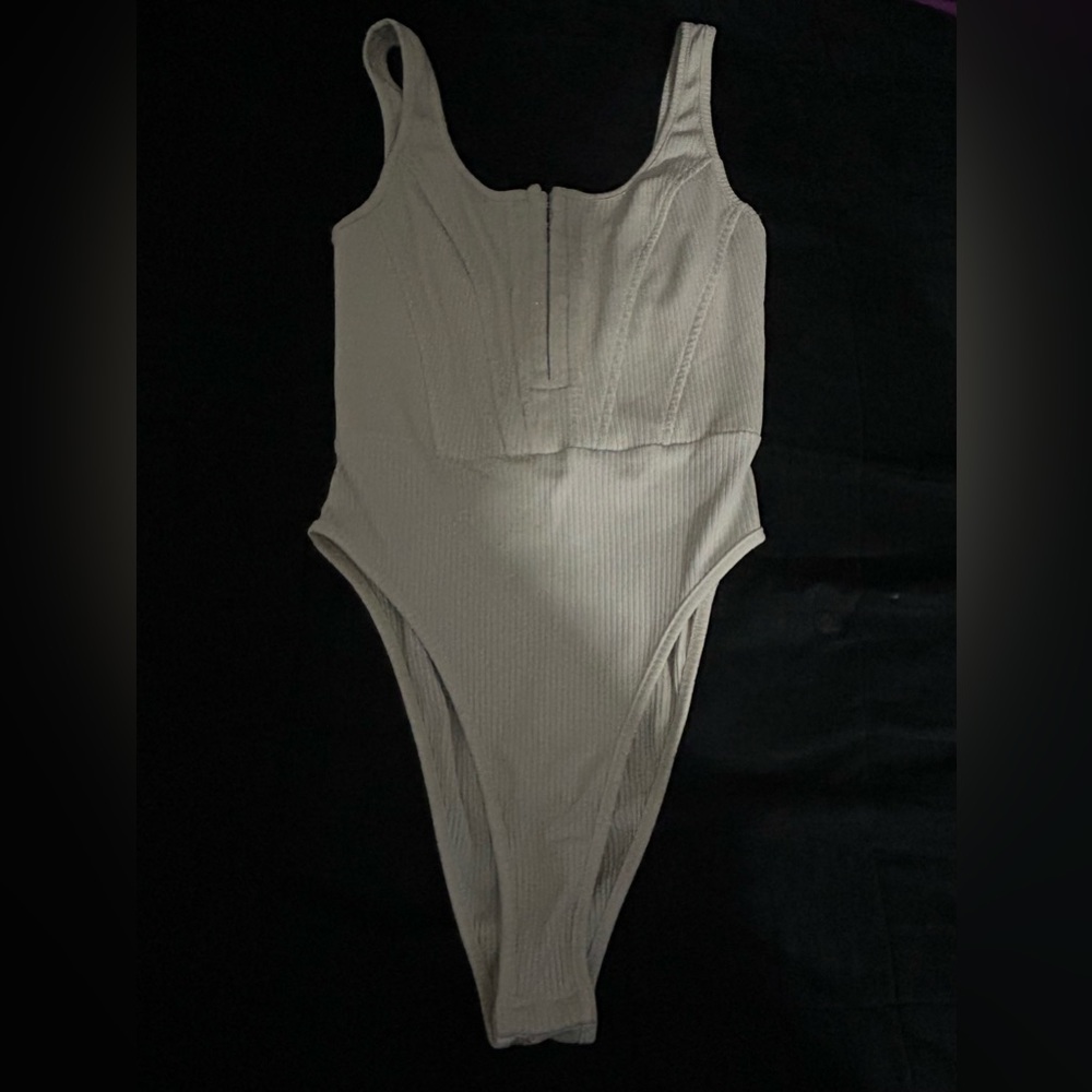 White Fancy Bodysuit